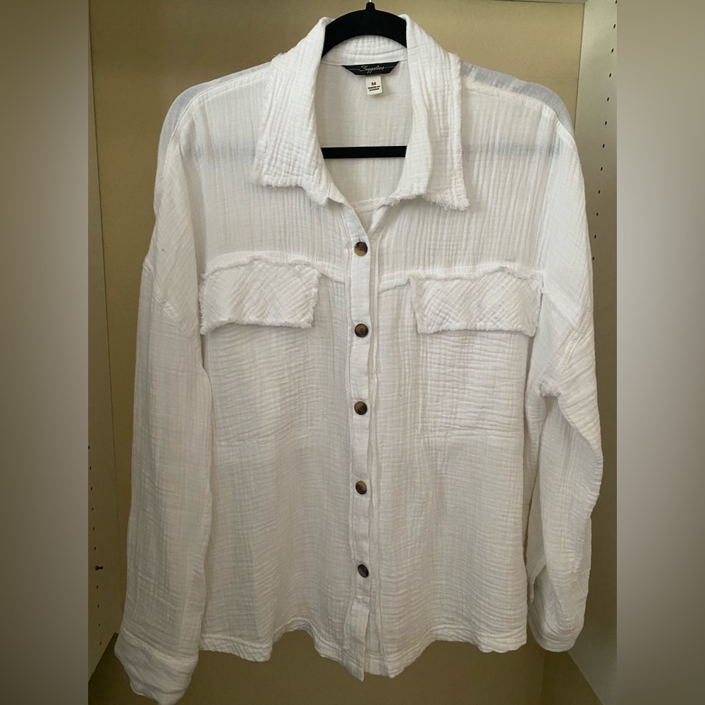 Z SUPPLY White Cotton Shirt M